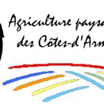Logo indiquant "agriculture paysanne des Côtes d'Armor"